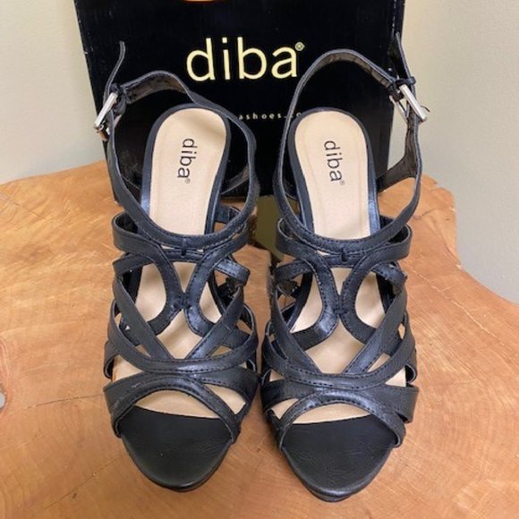 Diba Black 5" Heels - Picture 1 of 10